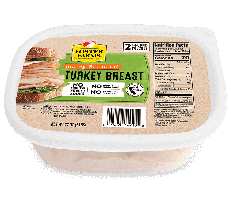 Honey Roasted Turkey Breast Deli Meat - 32 oz Tub