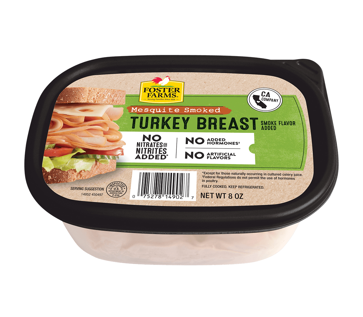 Mesquite Smoked Turkey Breast Deli Meat - 8 oz Tub