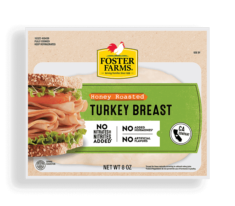 Honey Roasted Turkey Breast Deli Meat - 8 oz Pack