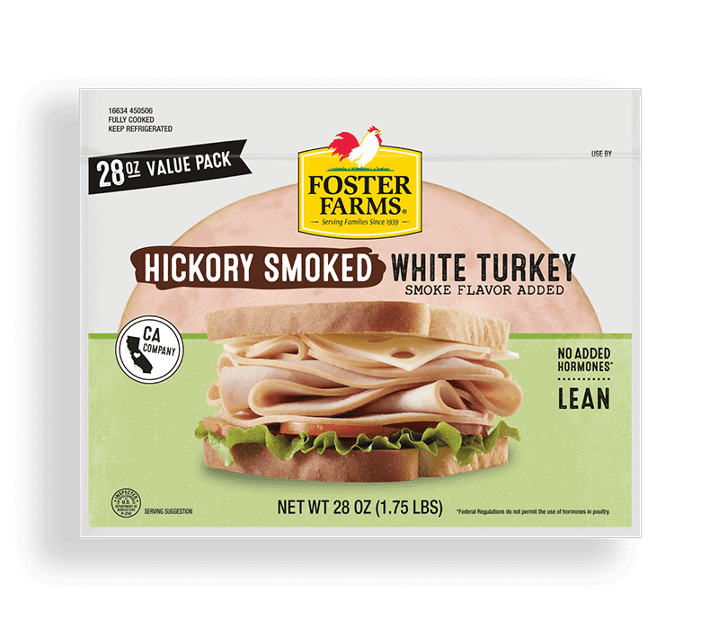 Hickory Smoked White Turkey Deli Meat - 28 oz