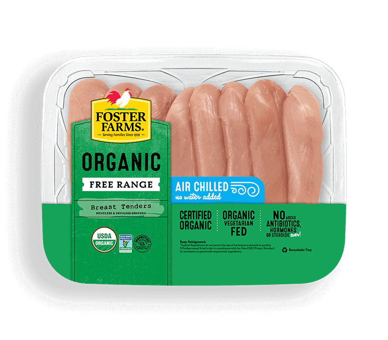 Organic Boneless Skinless Chicken Breast Tenders