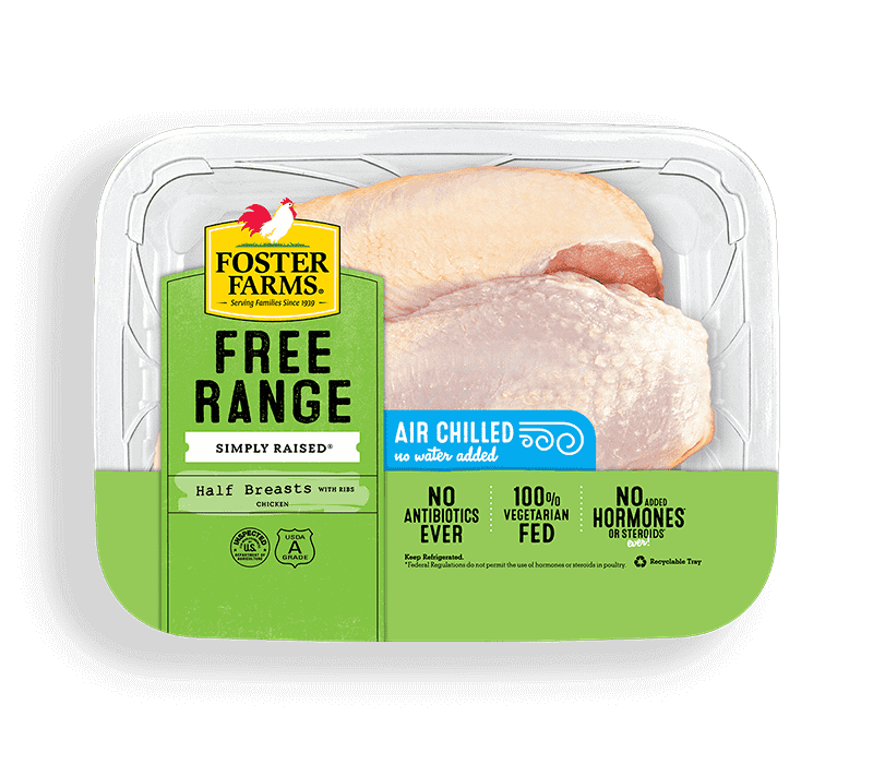Free Range Half Chicken Breasts