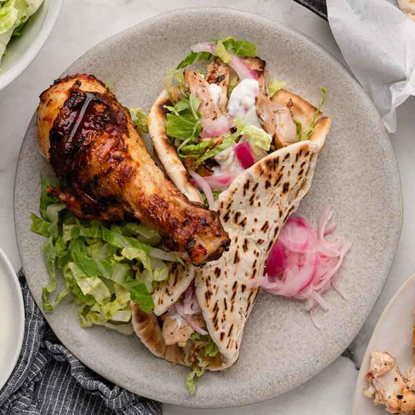 Crispy Harissa Chicken Wrap Platters