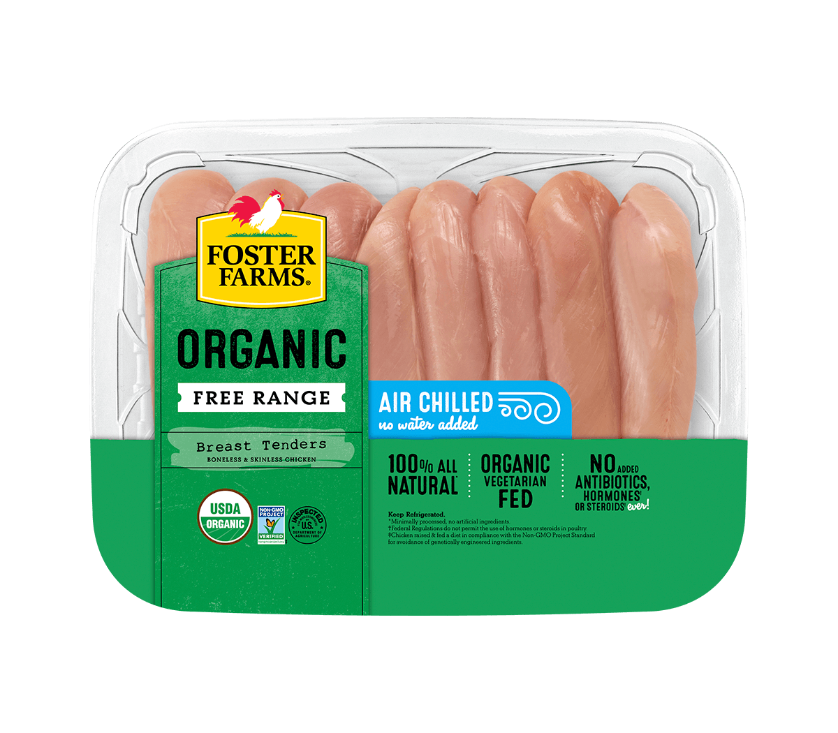 Organic Boneless Skinless Chicken Breast Tenders