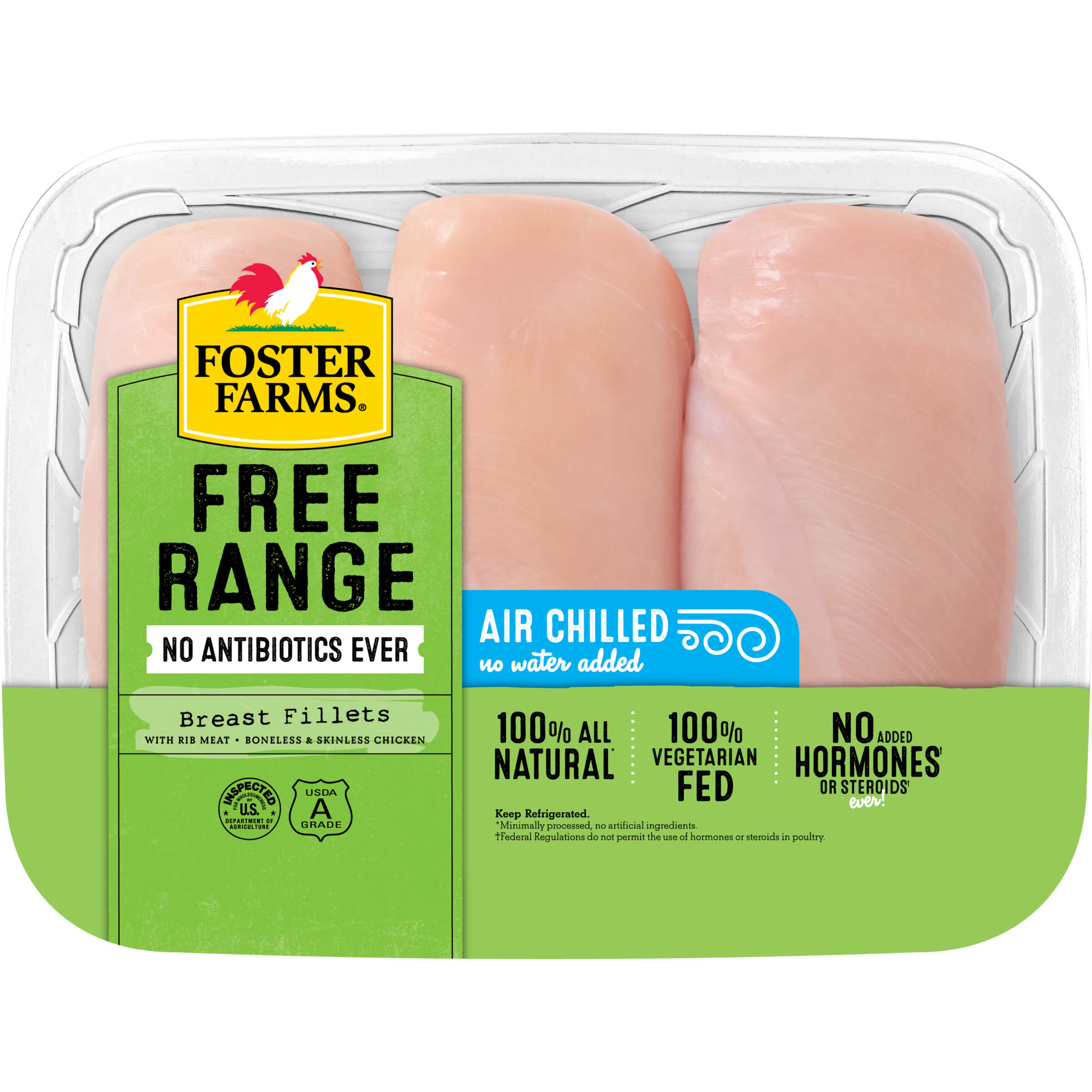 Free Range Boneless Skinless Chicken Breast Fillets