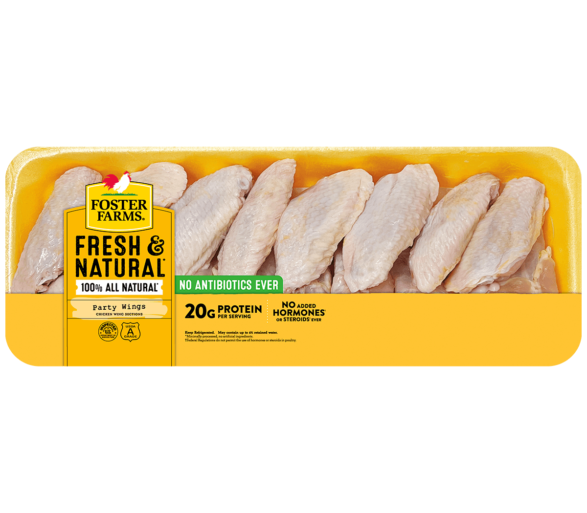 Fresh & Natural Chicken Party Wings Family Pack