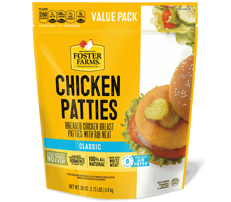Chicken Patties, Frozen - 28 oz