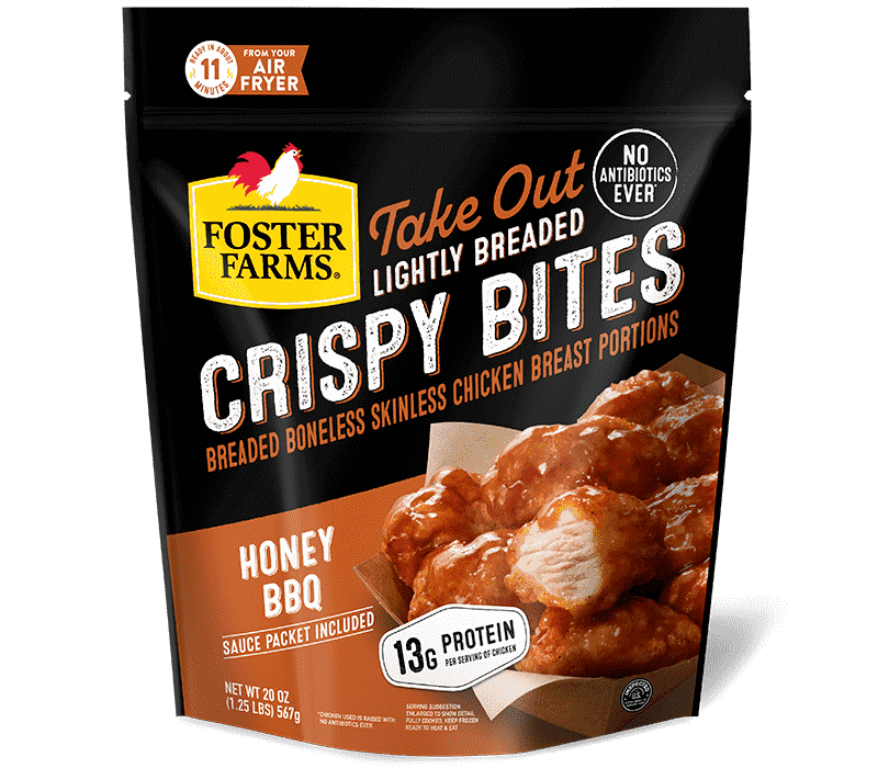 Take Out Lightly Breaded Honey BBQ Crispy Bites, Frozen - 20 oz