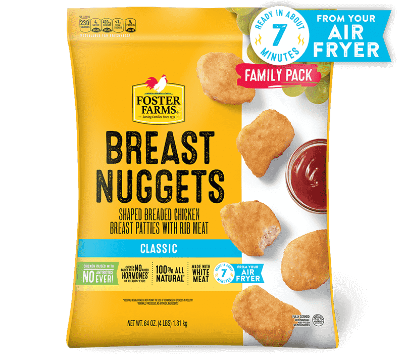 Chicken Nuggets Family Pack, Frozen - 64 oz