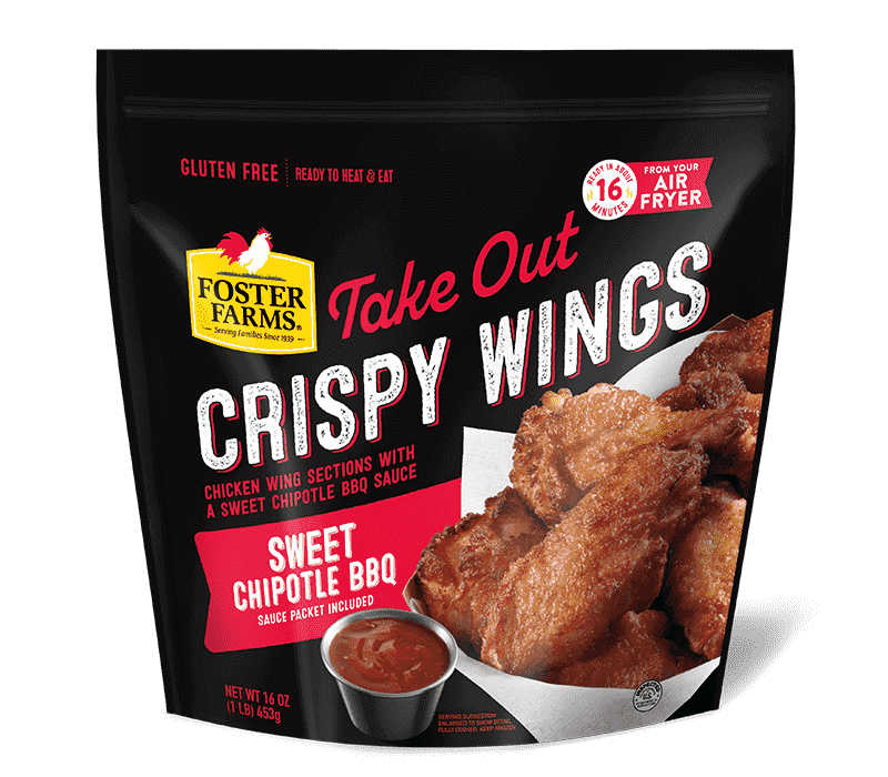 Take Out Sweet Chipotle Crispy Chicken Wings, Frozen - 16 oz