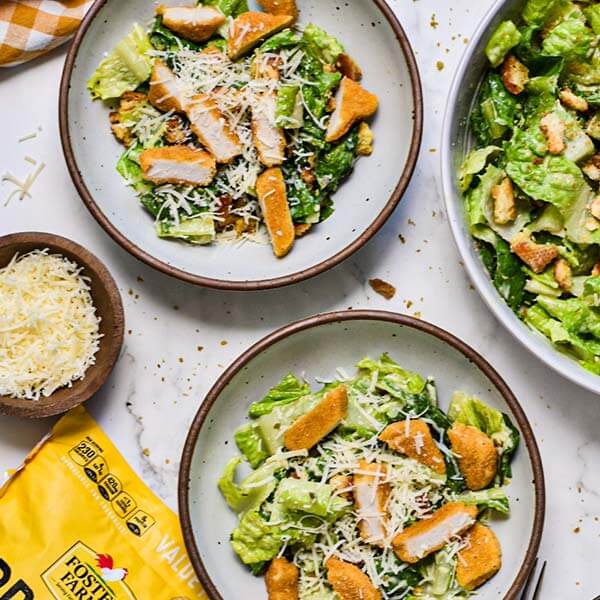 Chicken Nugget Caesar Salad