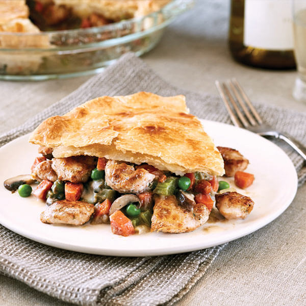 Garlic Herb Chicken Pot Pie