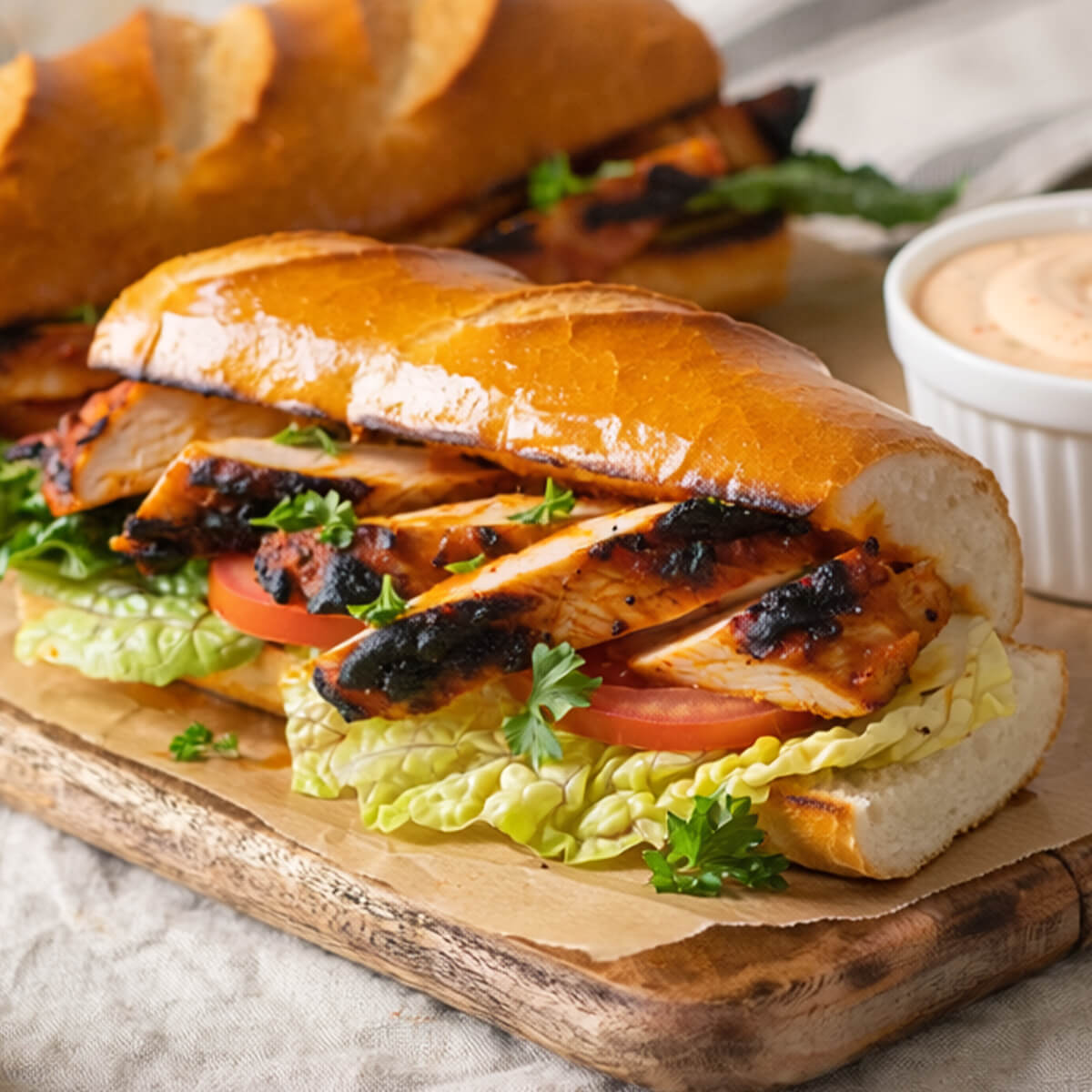 Grilled Cajun Chicken Sandwich