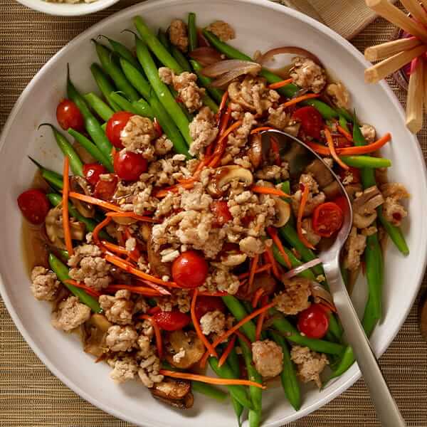 Ground Turkey Chinese Green Beans