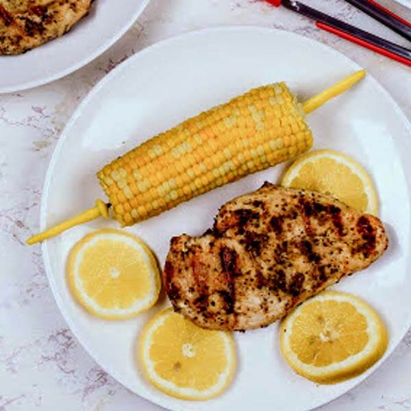 Lemon Pepper Grilled Chicken Breasts