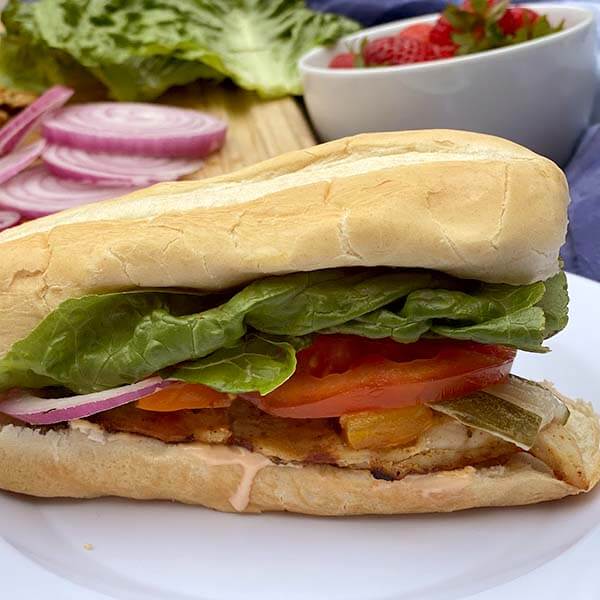 Grilled Cajun Chicken Sandwich