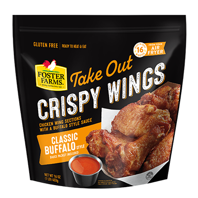 Take Out Classic Buffalo Crispy Chicken Wings