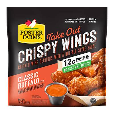 Take Out Classic Buffalo Crispy Chicken Wings
