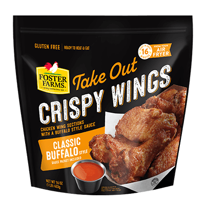 Take Out Classic Buffalo Crispy Chicken Wings