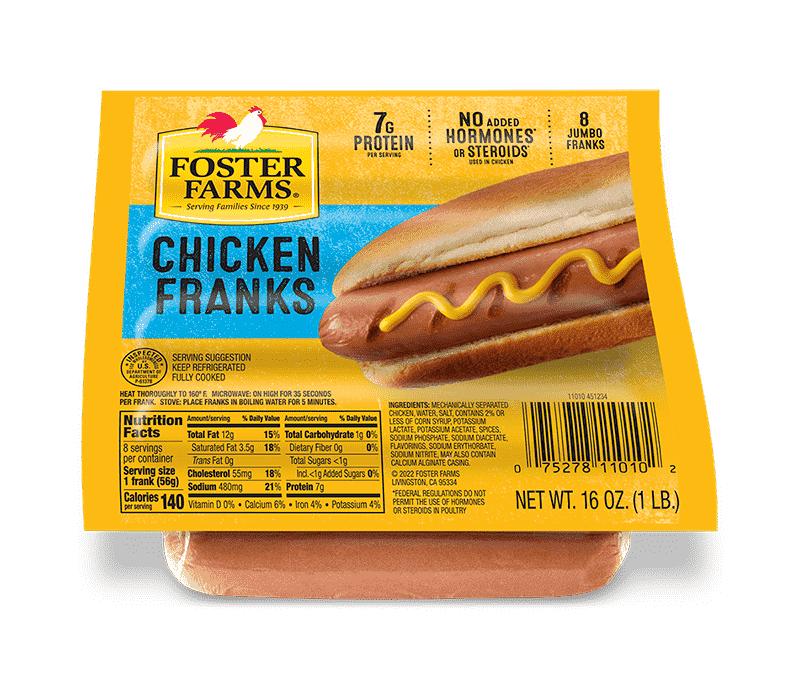 Chicken Franks - 16 oz.