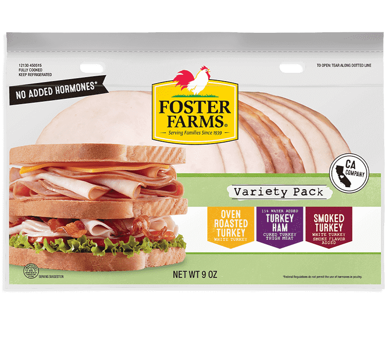 Club Sandwich Variety Pack Deli Meat - 9 oz.