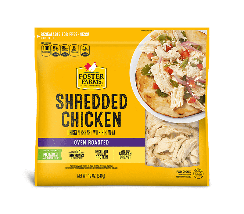 Refrigerated Oven Roasted Shredded Chicken Breast