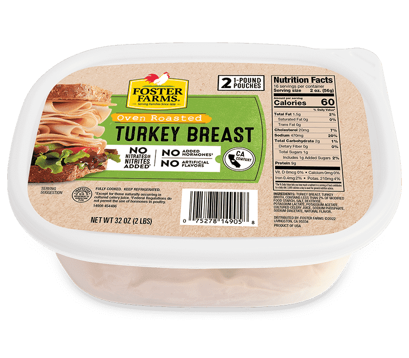 Oven Roasted Turkey Tub Deli Meat - 32 oz.
