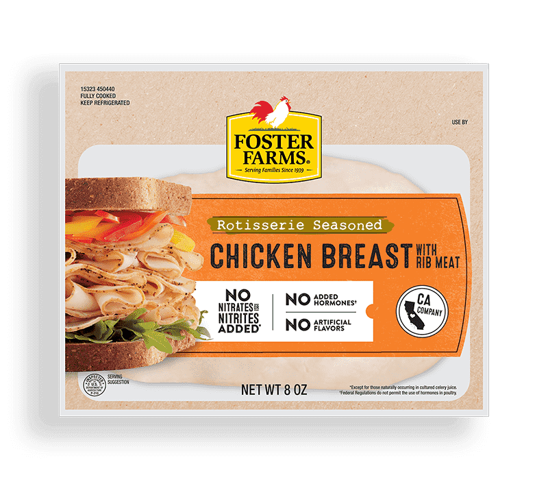 Rotisserie Seasoned Chicken Breast Deli Meat - 8 oz.