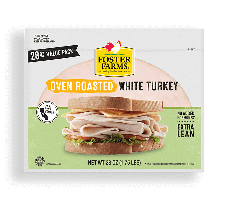 Oven Roasted White Turkey Deli Meat - 28 oz. (Family Sized)