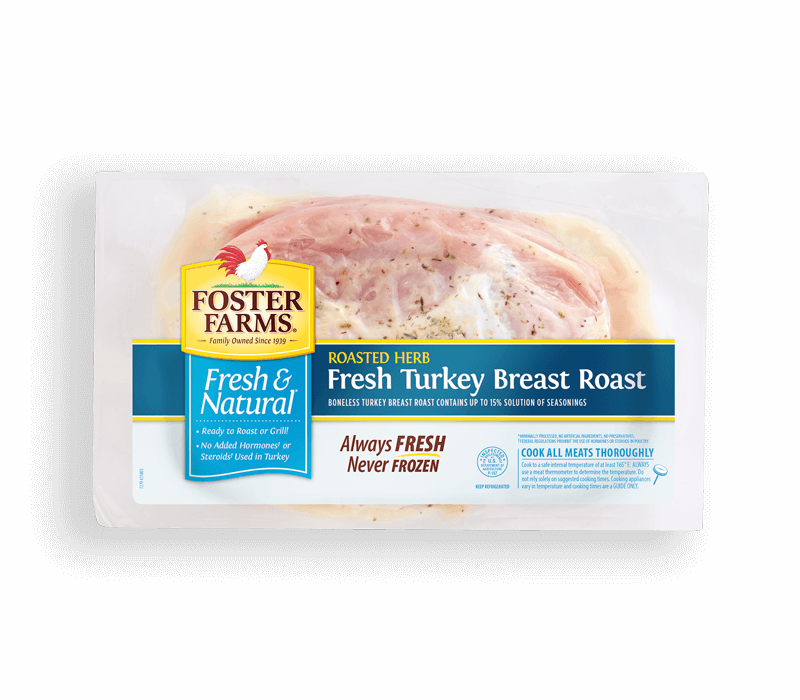 Fresh & Natural Roasted Herb Boneless Turkey Breast Roast