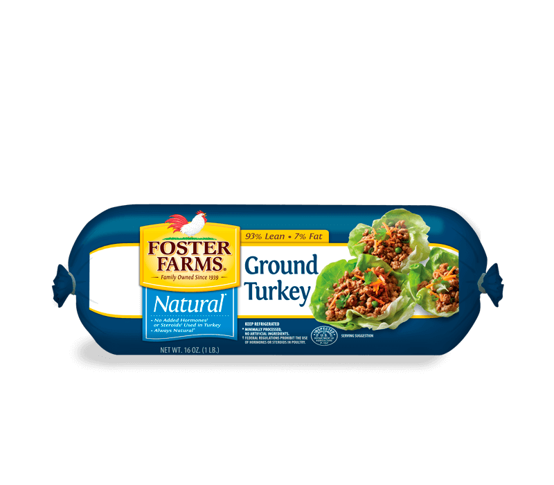 Ground Turkey Chub  93% Lean - 16 oz
