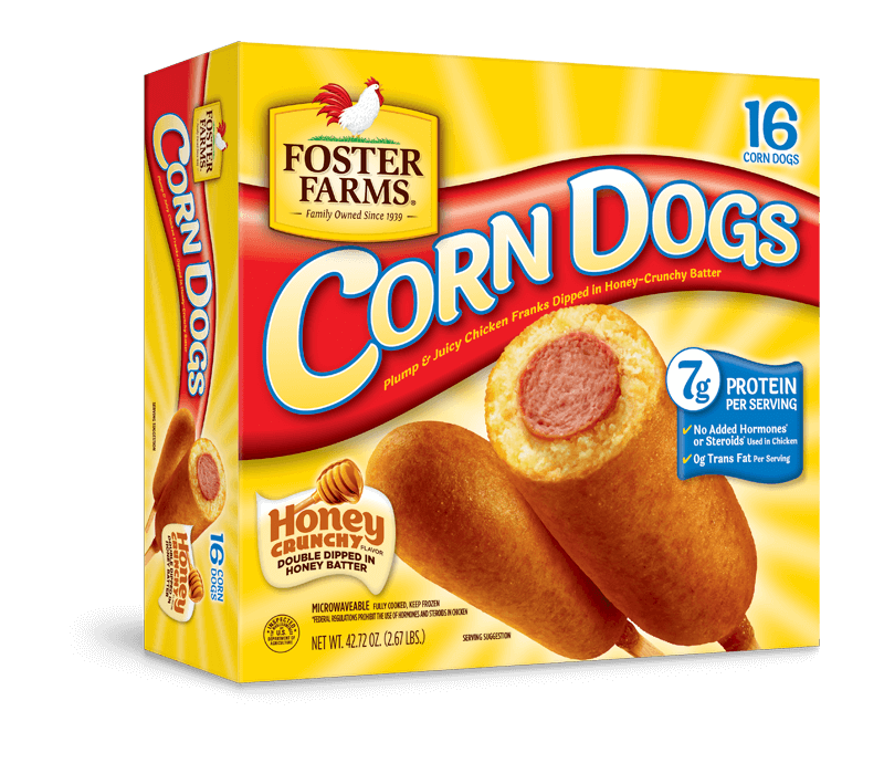 Corn Dogs Honey Crunchy 16 ct