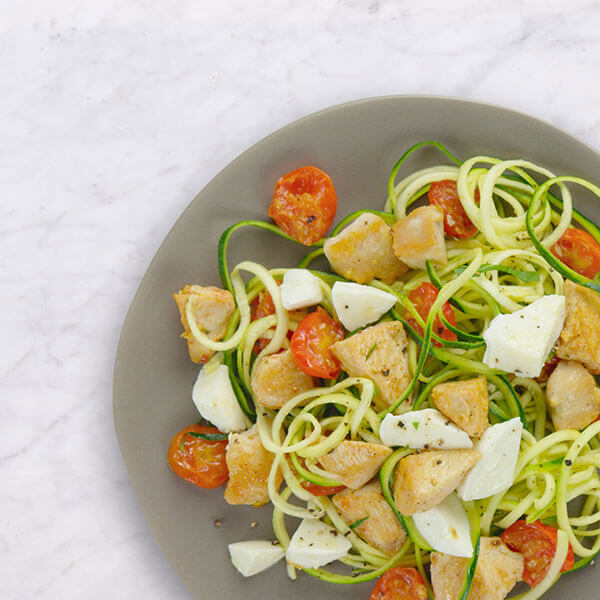 Chicken Caprese Zoodles