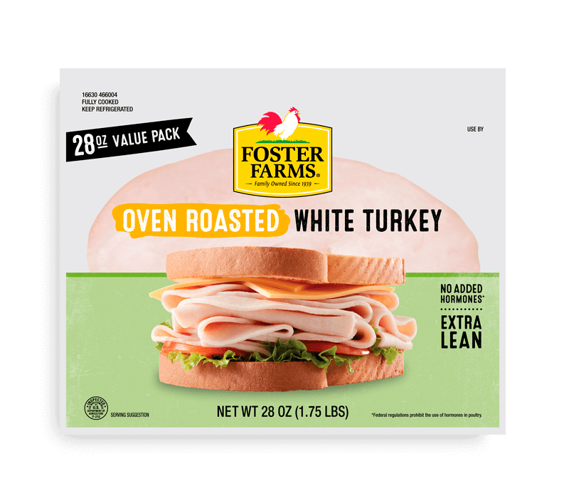 Oven Roasted White Turkey Deli Meat - 28 oz. (Family Sized)