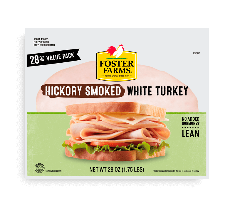 Hickory Smoked White Turkey Deli Meat - 28 oz.
