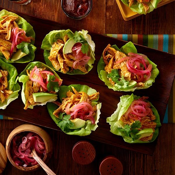 Chicken Pibil Lettuce Tacos