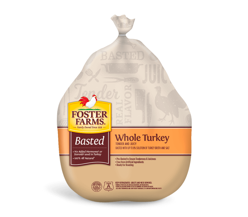 Fresh & Natural Basted Whole Turkey