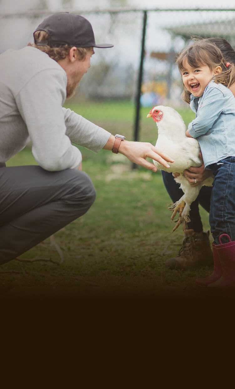 Parents and a small child - Foster Farms