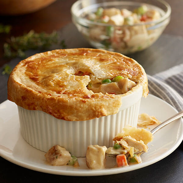 Individual Chicken Pot Pies