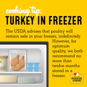thanksgiving turkey cooking tip storing turkey in the freezer