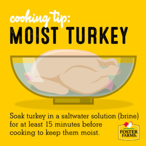 thanksgiving turkey cooking tip for moist turkey