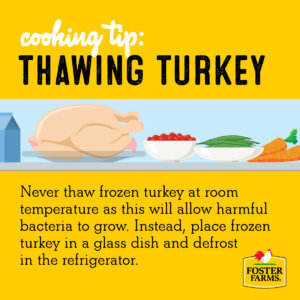 thanksgiving cooking tip thawing turkey