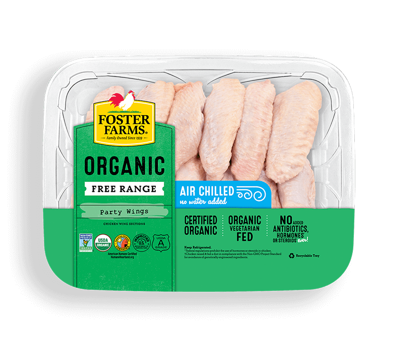Organic Chicken Party Wings