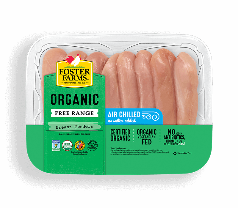 Organic Chicken Breast Tenders