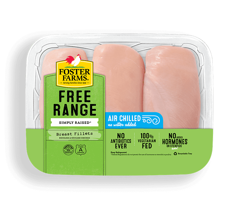 Free Range Boneless Skinless Chicken Breast Fillets