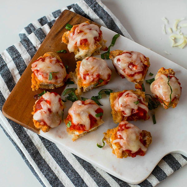 Crispy Chicken Parmesan Bites