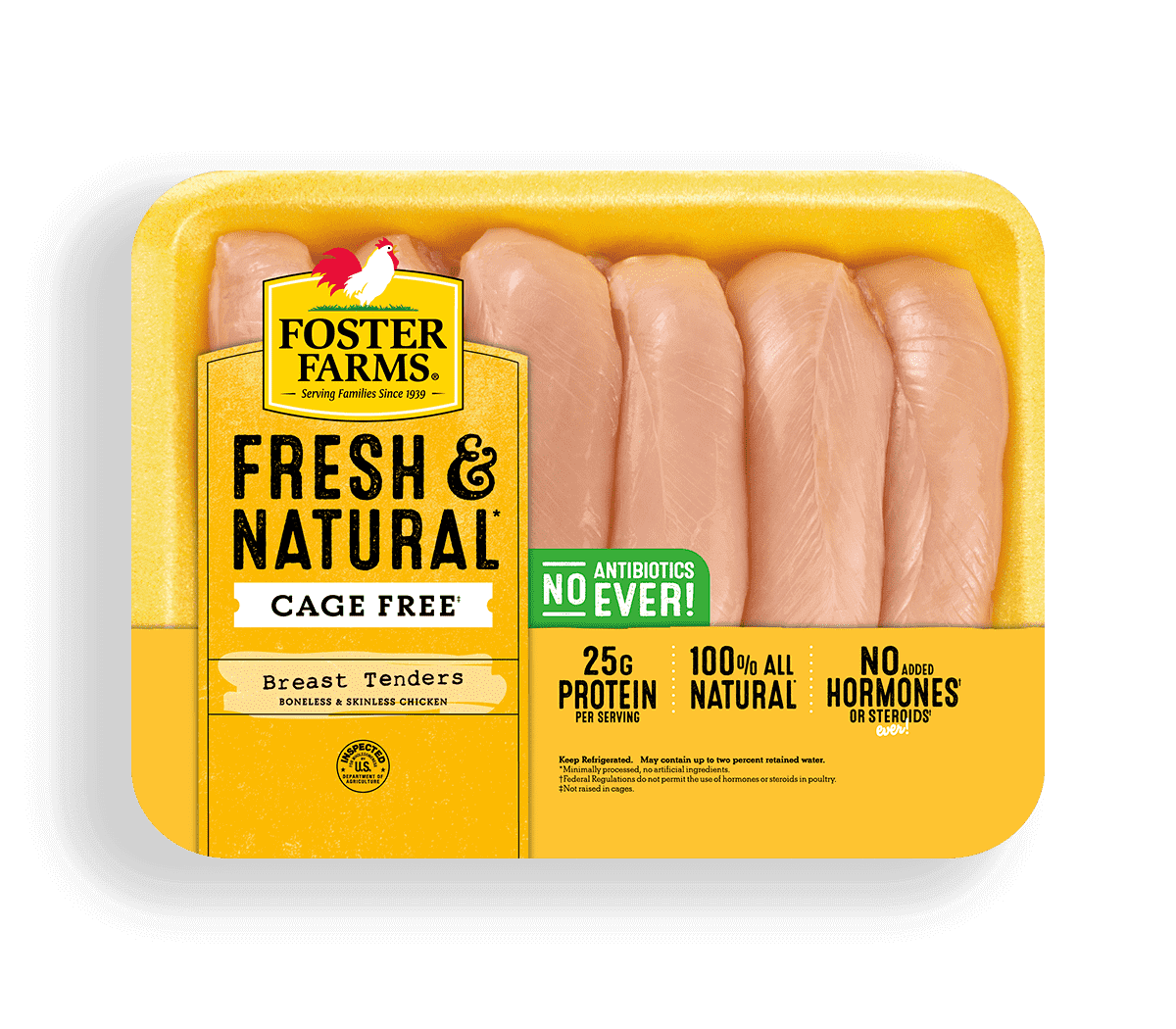 Fresh & Natural Chicken Breast Tenders Products Foster Farms