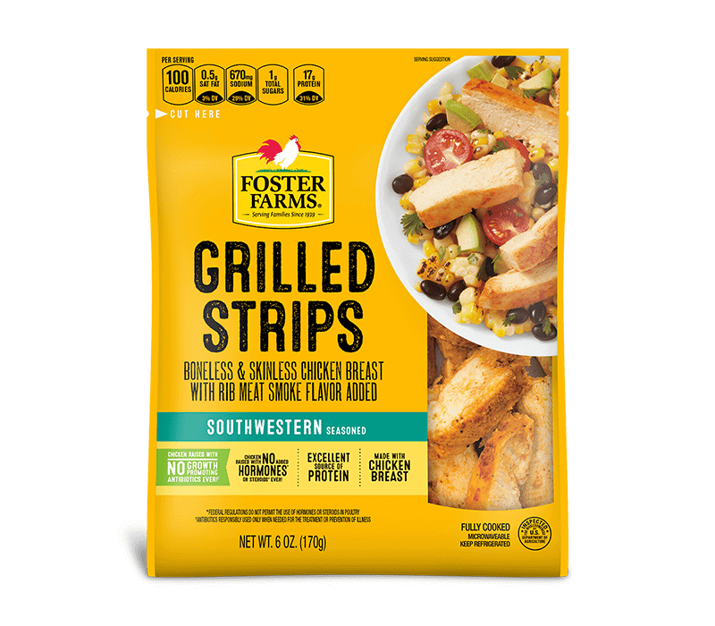 Refrigerated Southwestern Seasoned Chicken Breast Strips