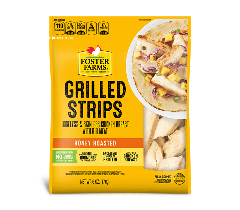 Refrigerated Honey Roasted Chicken Breast Strips