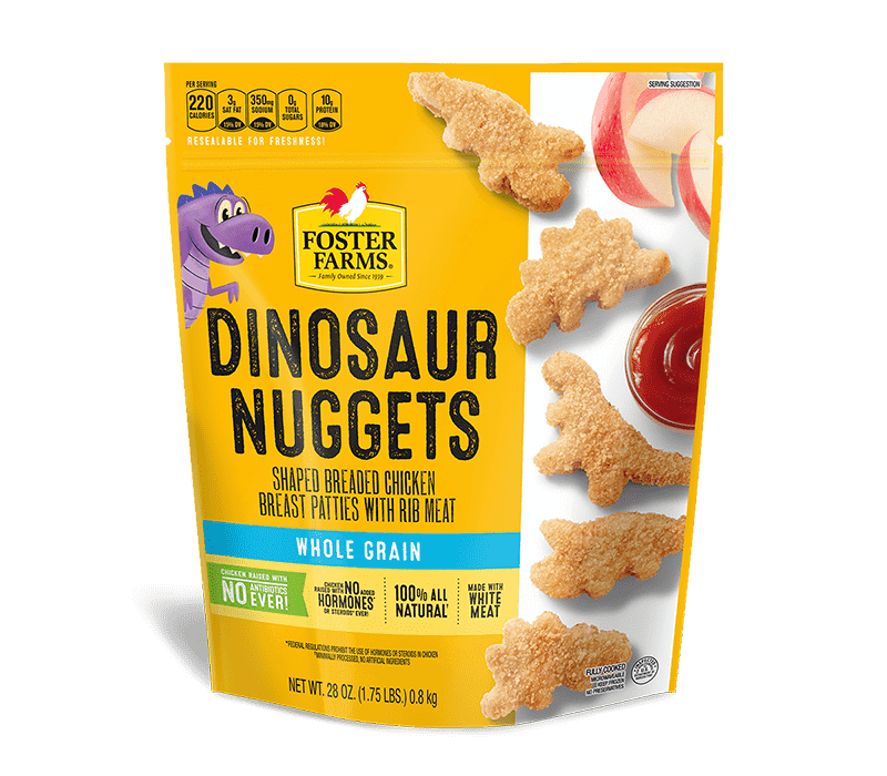 Whole Grain Dinosaur Shaped Chicken Nuggets - 28 oz.
